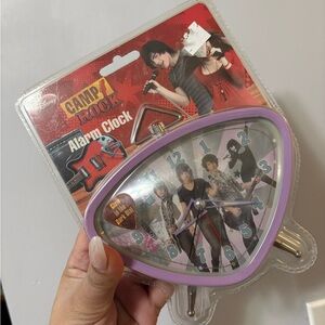 Purple Camp Rock Alarm Clock